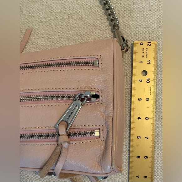 Rebecca Minkoff
5 Zip Rocker Leather Crossbody Bag, Pink/Blush silver hardware - Picture 10 of 12